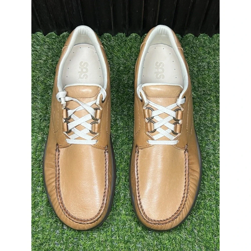Size 11.5 Narrow - SAS Bout Time Lux Lace Up Loafer Hazel Mens